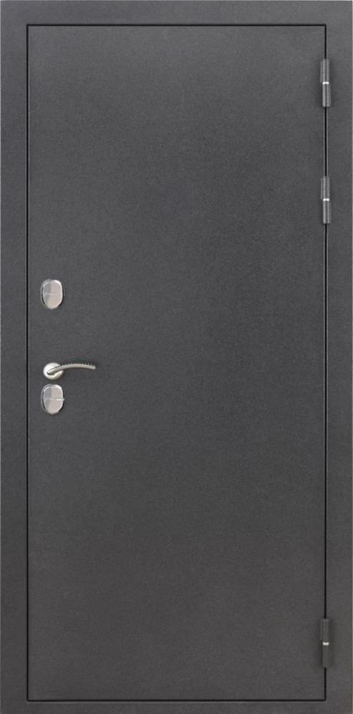 Входная дверь ДвериПРО Термо серебро Алиса (16мм, ПВХ Софт грей, зеркало) DPRO225795 внешняя сторона