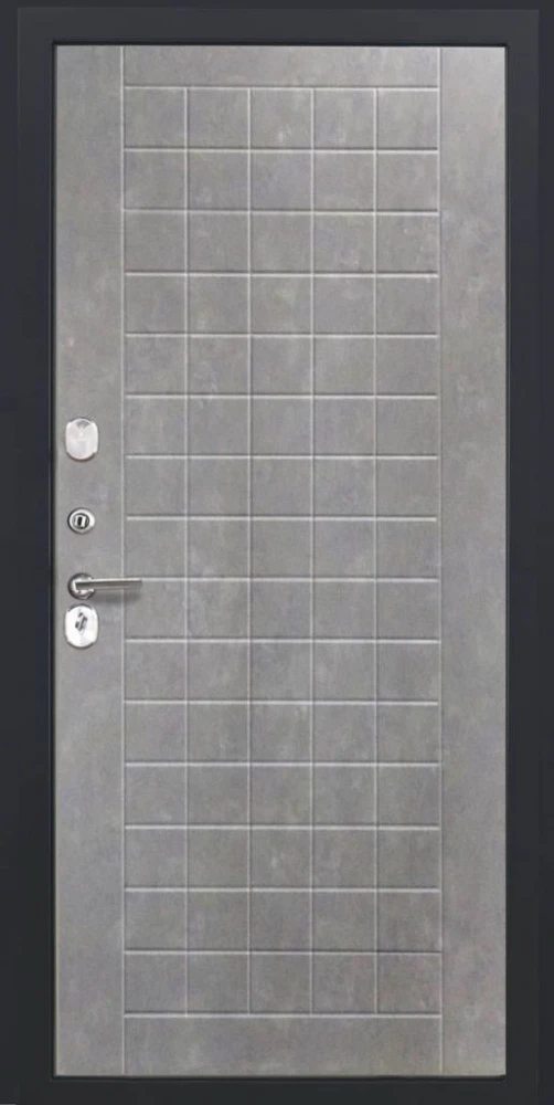Входная дверь ДвериПРО Л-43 ФЛ-256 (10мм, Бетон пепельный) DPRO227592 внутренняя сторона